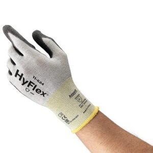 Supplier of Ansell HyFlex 11-624 PU-Coated Cut Resistant Gloves in UAE